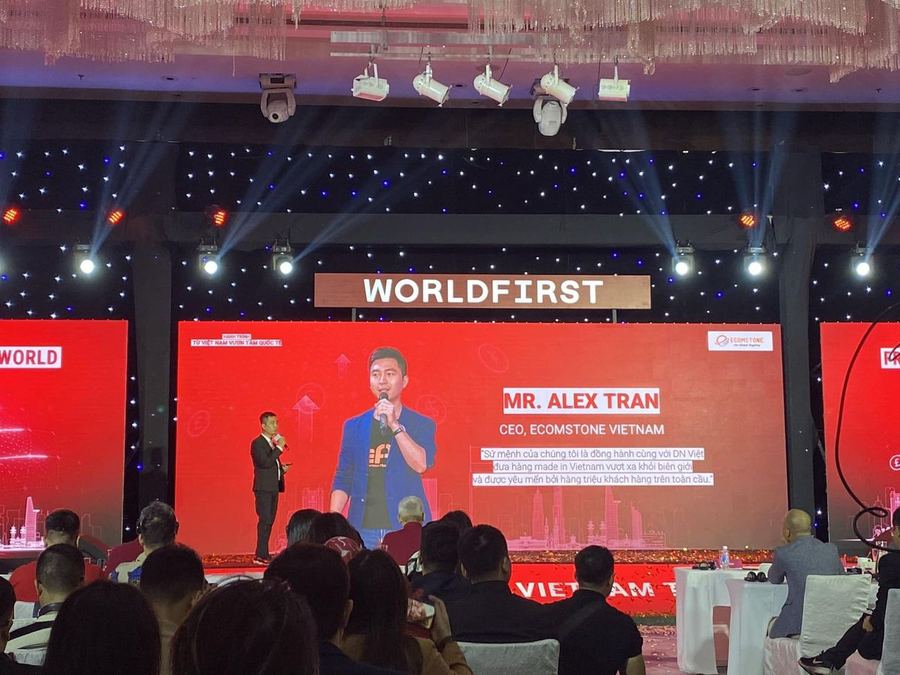 Alex Tran, CEO of Ecomstone, at WorldFirst