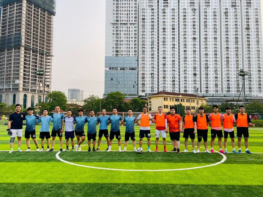 Community football match